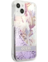 Hurtownia GSM - [OUTLET] Etui Guess GUHCP13SLFLSU Apple iPhone 13 mini fialové/purple hardcase Flower Liquid Glitter - OT-841 - {ean13} - Hurt