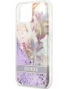 Hurtownia GSM - [OUTLET] Etui Guess GUHCP13SLFLSU Apple iPhone 13 mini fialové/purple hardcase Flower Liquid Glitter - OT-841 - {ean13} - Hurt