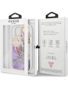 Hurtownia GSM - [OUTLET] Etui Guess GUHCP13SLFLSU Apple iPhone 13 mini fialové/purple hardcase Flower Liquid Glitter - OT-841 - {ean13} - Hurt