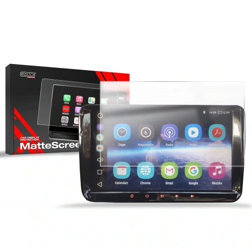 Folia matowa GrizzGlass CarDisplay Protection do Volkswagen VW Golf 6 GTI 9" Android Radio