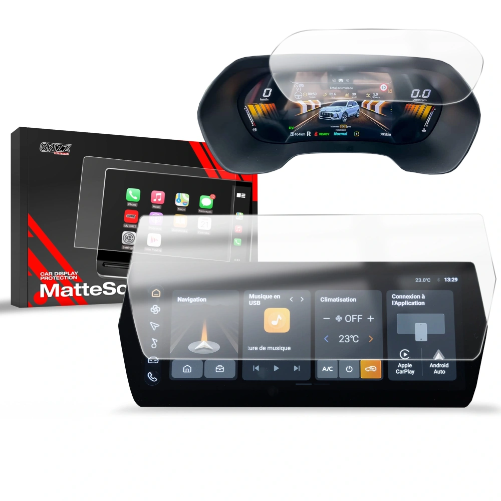 Hurtownia GSM - Fólie matná GrizzGlass CarDisplay Protection do MG ZS 12,3" (2024-2025) [2w1] - GRZ12453 - {ean13} - Hurt
