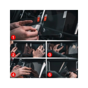 Folia matowa GrizzGlass CarDisplay Protection do MG ZS 12,3" (2024-2025) [2w1]