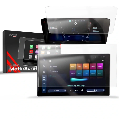 Folia matowa GrizzGlass CarDisplay Protection do Scania S 12,9" (2024-2025) [2w1]