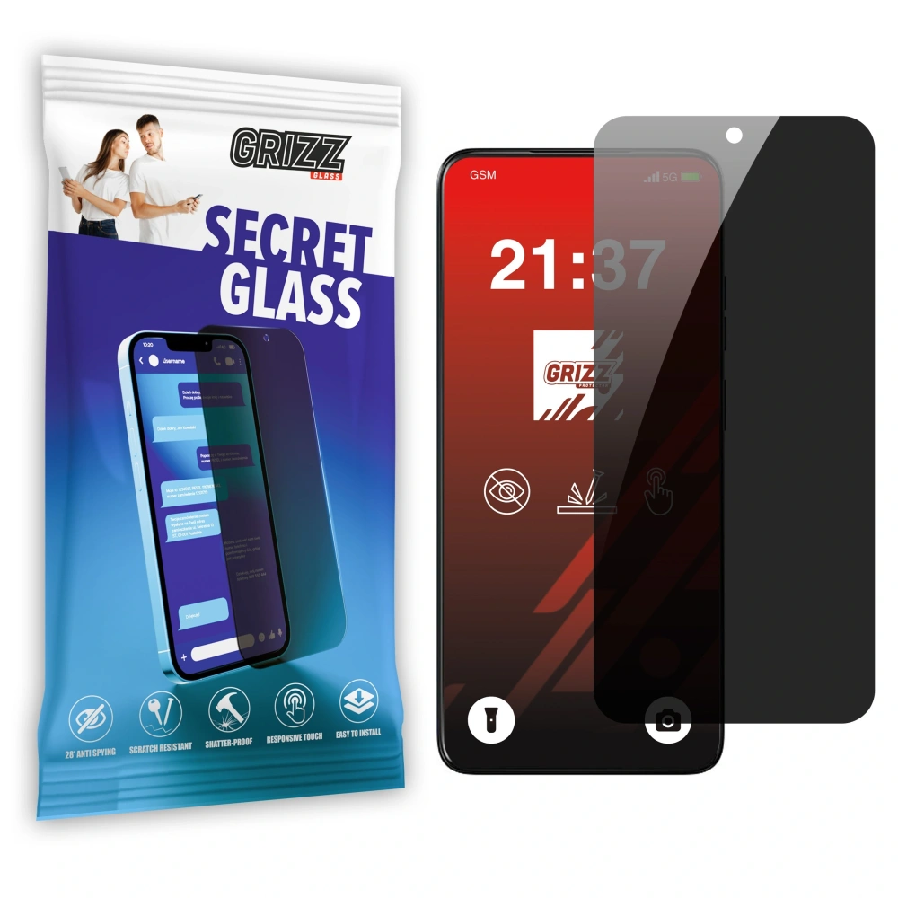 Wholesale GrizzGlass SecretGlass Motorola Moto E15 - GRZ12489 - {ean13} - Hurt