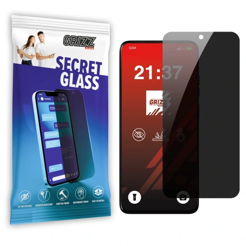 Matowe szkło prywatyzujące GrizzGlass SecretGlass do Motorola Moto G05