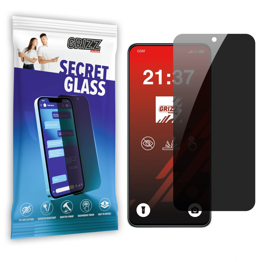 Hurtownia GSM - Szkło prywatyzujące GrizzGlass SecretGlass do Realme Note 60x - GRZ12494 - {ean13} - Hurt