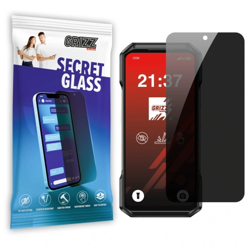 Matowe szkło prywatyzujące GrizzGlass SecretGlass do Ulefone Armor 27