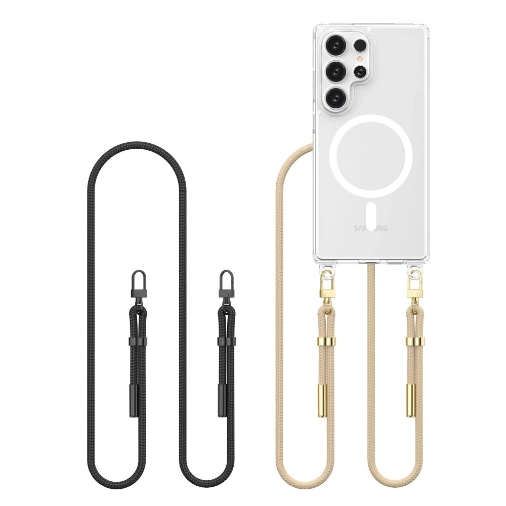Hurtownia GSM - Etui Tech-Protect Flexair Chain MagSafe Samsung Galaxy S25 Ultra Černé a Taupe - THP3815 - {ean13} - Hurt