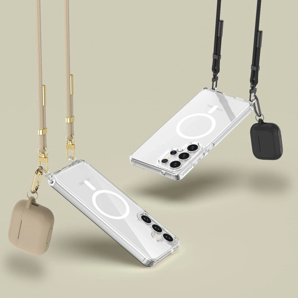 Hurtownia GSM - Etui Tech-Protect Flexair Chain MagSafe Samsung Galaxy S25 Ultra Černé a Taupe - THP3815 - {ean13} - Hurt