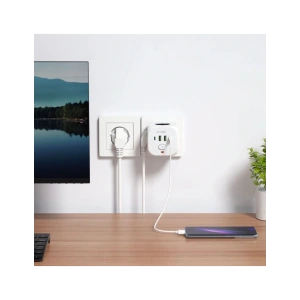 Hurtownia GSM - Tech-Protect PCL3X4 Power Socket 2xUSB-A, 2xUSB-C, 3xAC Fehér - THP3819 - {ean13} - Hurt