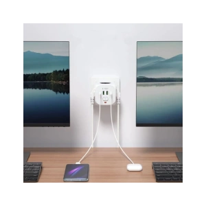 Hurtownia GSM - Tech-Protect PCL3X4 Power Socket 2xUSB-A, 2xUSB-C, 3xAC Fehér - THP3819 - {ean13} - Hurt