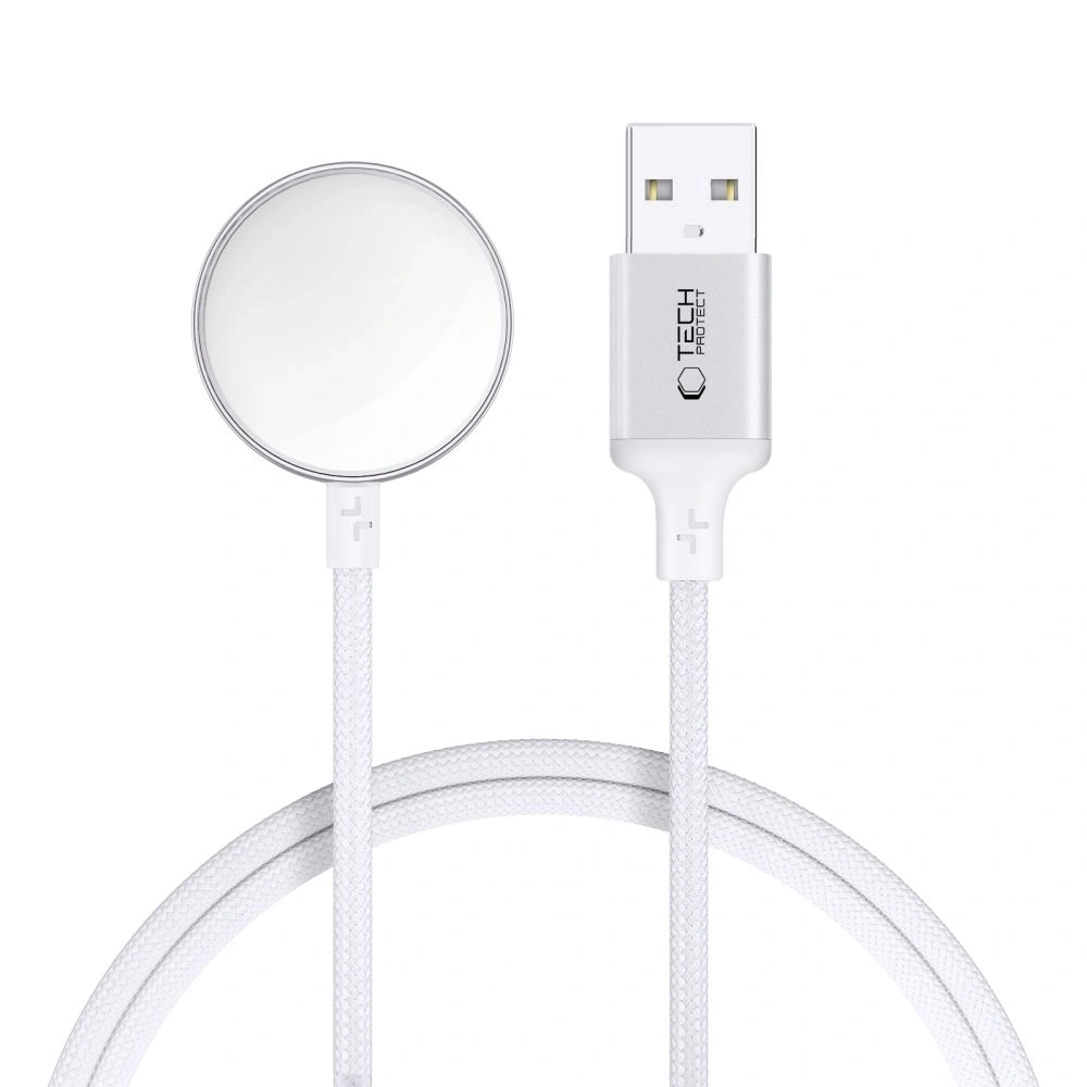 Hurtownia GSM - Tech-Protect MC02 Ultraboost Magnetic Lade-USB-A-Kabel 100cm Apple Watch Weiß - THP3821 - {ean13} - Hurt