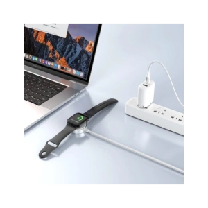 Hurtownia GSM - Tech-Protect MC02 Ultraboost Magnetic Töltő USB-A Kábel 100cm Apple Óra Fehér - THP3821 - {ean13} - Hurt