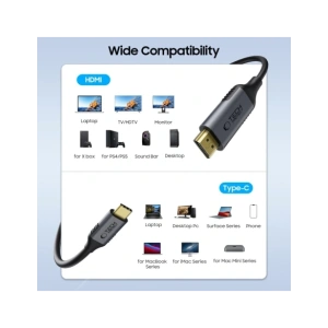 Hurtownia GSM - Kabel Tech-Protect Ultraboost Cable USB-C / HDMI 2.0 4K 60Hz 180cm černý - THP3822 - {ean13} - Hurt