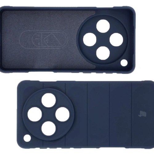 Pancerne etui Bizon Case Tur do Oppo Find X8 Pro granatowe