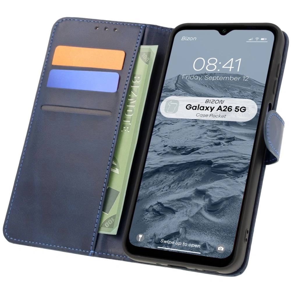 Hurtownia GSM - Bizon Caz Pocket Samsung Galaxy A26 5G albastru închis - BIZ8156 - {ean13} - Hurt