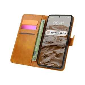 Hurtownia GSM - Etui s klopou Bizon Case Pocket pro Oppo Find X8 Pro hnědé - BIZ8159 - {ean13} - Hurt