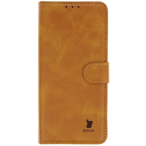 Etui z klapką Bizon Case Pocket do Oppo Find X8 Pro brązowe