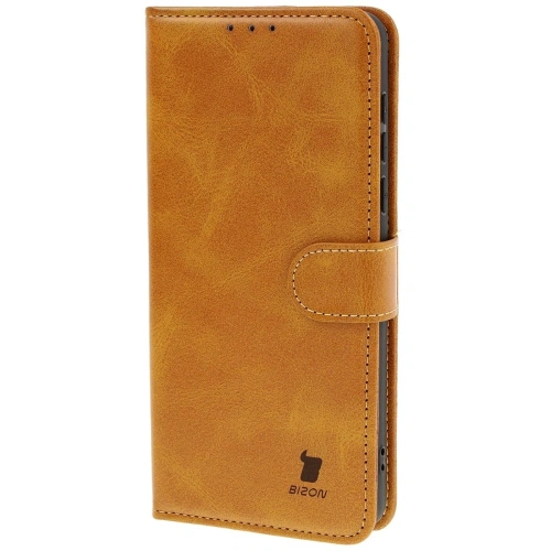 Etui z klapką Bizon Case Pocket do Oppo Find X8 Pro brązowe