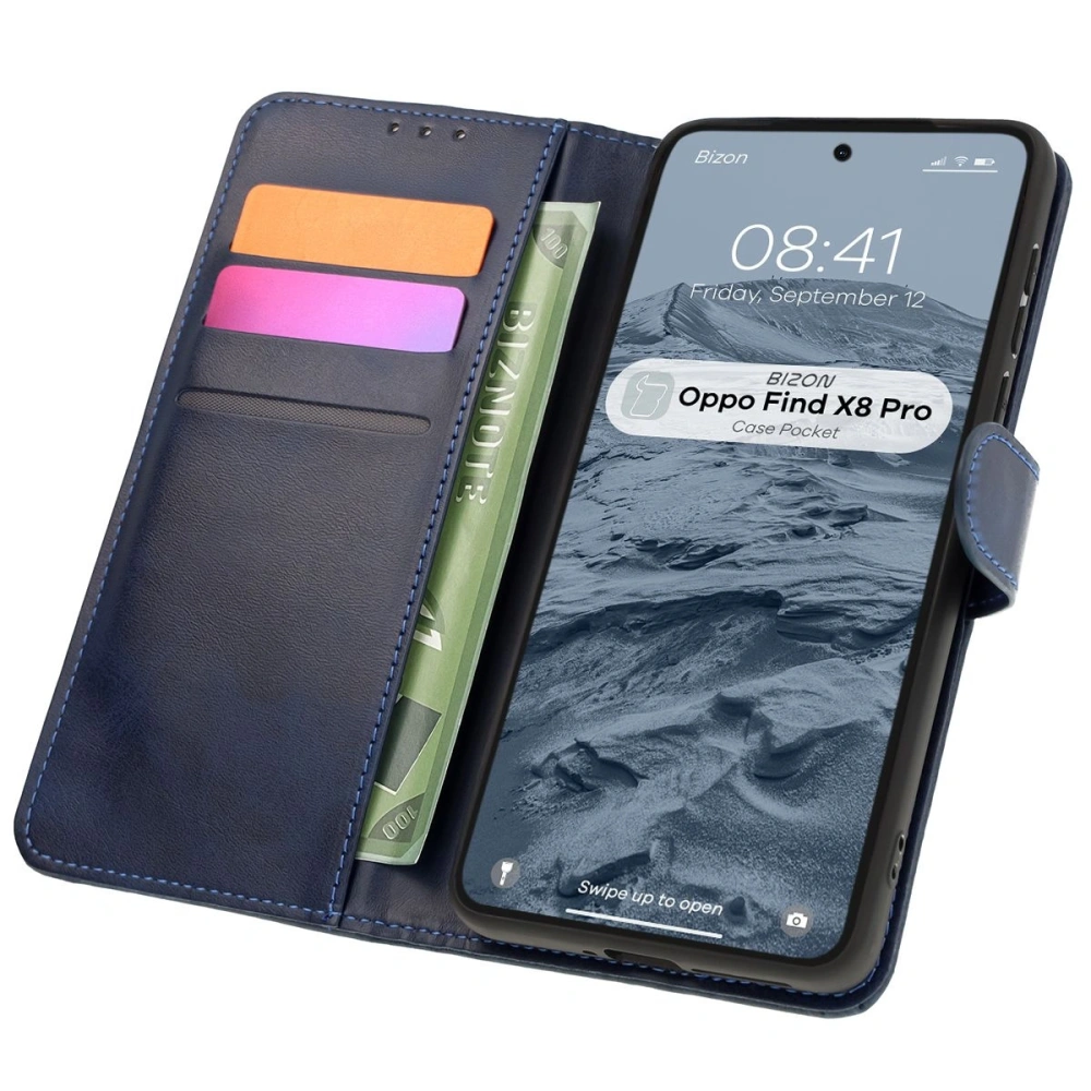 Hurtownia GSM - Bizon Case Pocket Oppo Find X8 Pro marineblau - BIZ8161 - {ean13} - Hurt