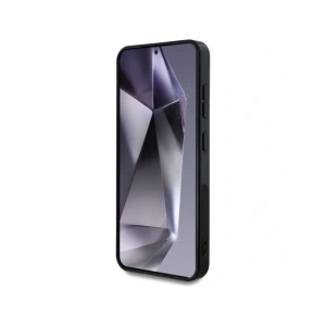 Hurtownia GSM - Etui Guess 4G pozadí zlaté elektrolytové s květinovým vzorem MagSafe pro Samsung Galaxy S25 černé - GUE4240 - {ean13} - Hurt