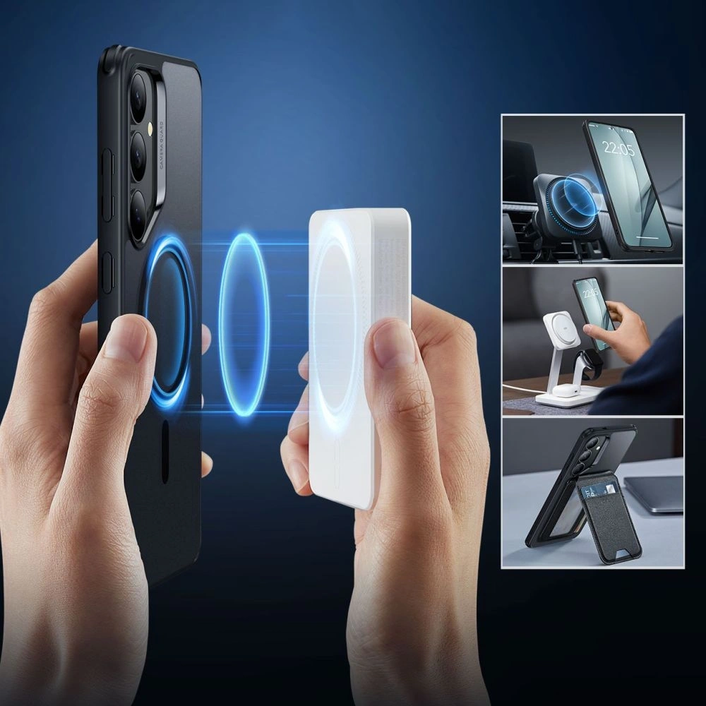 Hurtownia GSM - ESR Classic Hybrid Halolock MagSafe Samsung Galaxy S25+ Plus Negru Înghețat - ESR885 - {ean13} - Hurt