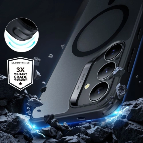 Etui ESR Classic Hybrid Halolock MagSafe Samsung Galaxy S25+ Plus Frosted Black