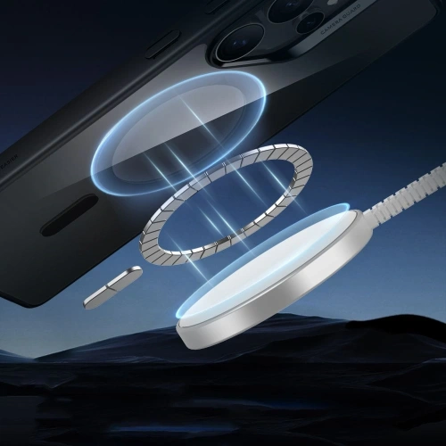 Etui ESR Classic Hybrid Halolock MagSafe Samsung Galaxy S25 Ultra Clear/black