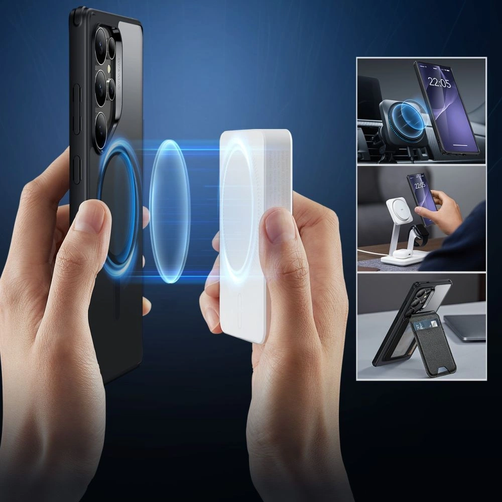 Hurtownia GSM - Etui ESR Classic Hybrid Halolock MagSafe Samsung Galaxy S25 Ultra Čiré/černé - ESR887 - {ean13} - Hurt