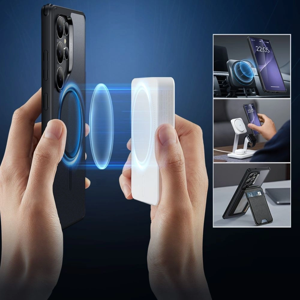 Hurtownia GSM - Etui ESR Classic Hybrid Halolock MagSafe Samsung Galaxy S25 Ultra Frosted Black - ESR888 - {ean13} - Hurt