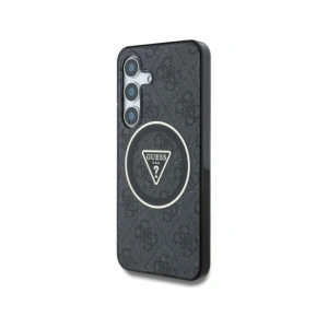 Wholesale Guess 4G Glitter Triangle Buttons MagSafe Samsung Galaxy S25 black - GUE4241 - {ean13} - Hurt