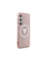 Hurtownia GSM - Etui Guess 4G Glitter Triangle Buttons MagSafe do Samsung Galaxy S25 różowy - GUE4243 - {ean13} - Hurt