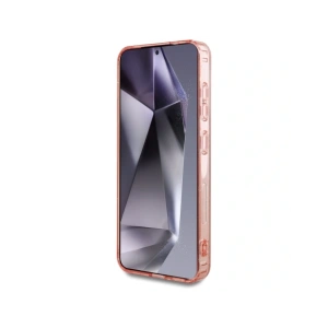 Wholesale Guess 4G Glitter Triangle Buttons MagSafe Samsung Galaxy S25 pink - GUE4243 - {ean13} - Hurt