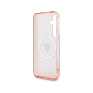 Hurtownia GSM - Guess 4G Glitter-Dreiecksknöpfe MagSafe Samsung Galaxy S25 pink - GUE4243 - {ean13} - Hurt