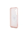 Hurtownia GSM - Etui Guess 4G Glitter Triangle Buttons MagSafe do Samsung Galaxy S25 różowy - GUE4243 - {ean13} - Hurt