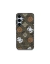 Hurtownia GSM - Guess 4G Bedrucktes Farbiges Pfingstrosenmuster MagSafe Samsung Galaxy S25 braun - GUE4244 - {ean13} - Hurt
