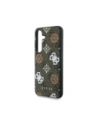 Hurtownia GSM - Guess 4G Bedrucktes Farbiges Pfingstrosenmuster MagSafe Samsung Galaxy S25 braun - GUE4244 - {ean13} - Hurt