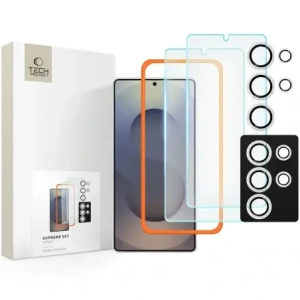 Wholesale Tech-Protect Supreme Set Samsung Galaxy S25 Ultra Clear [3 PACK] - THP3833 - {ean13} - Hurt