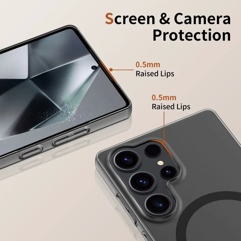 Hurtownia GSM - Tech-Protect Magslim MagSafe Samsung Galaxy S25 Ultra Matt/fekete - THP3834 - {ean13} - Hurt