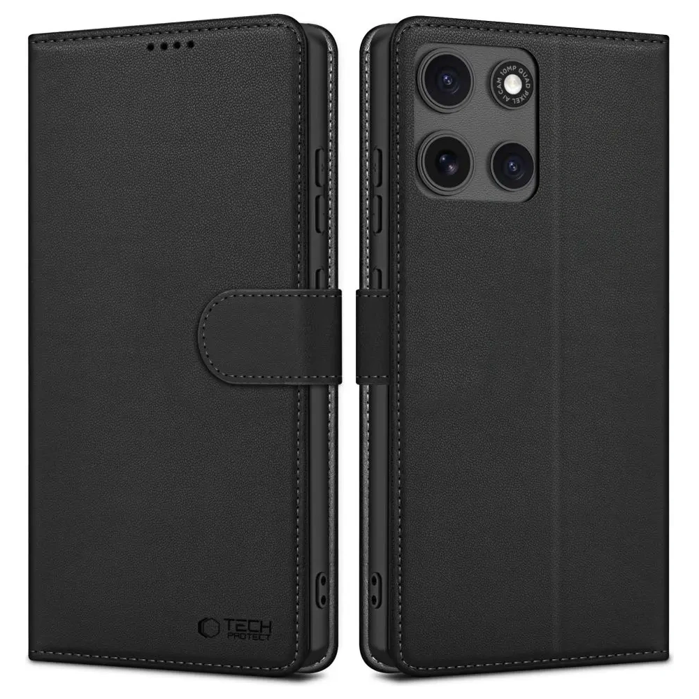 Wholesale Tech-Protect Wallet Motorola Moto G15 / G15 Power Matte Black - THP3837 - {ean13} - Hurt