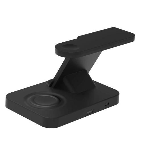 Ładowarka bezprzewodowa Tech-Protect QI15W-A37 3in1 Wireless Charger For Android & Apple Black