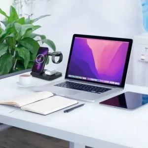 Hurtownia GSM - Bezdrátová nabíječka Tech-Protect QI15W-A37 3in1 bezdrátová nabíječka pro Android a Apple černá - THP3838 - {ean13} - Hurt