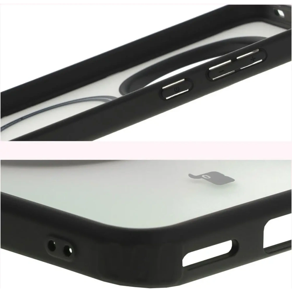 Wholesale Bizon Case MatteO Honor Magic7 Pro translucent with black frame - BIZ8163 - {ean13} - Hurt