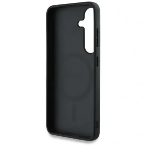 Wholesale Guess 4G Round Patch Classic Logo MagSafe Samsung Galaxy S25 black - GUE4245 - {ean13} - Hurt