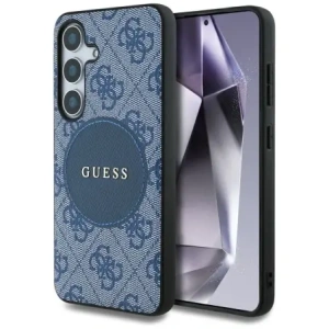 Wholesale Guess 4G Round Patch Classic Logo MagSafe Samsung Galaxy S25 blue - GUE4246 - {ean13} - Hurt