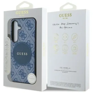 Wholesale Guess 4G Round Patch Classic Logo MagSafe Samsung Galaxy S25 blue - GUE4246 - {ean13} - Hurt