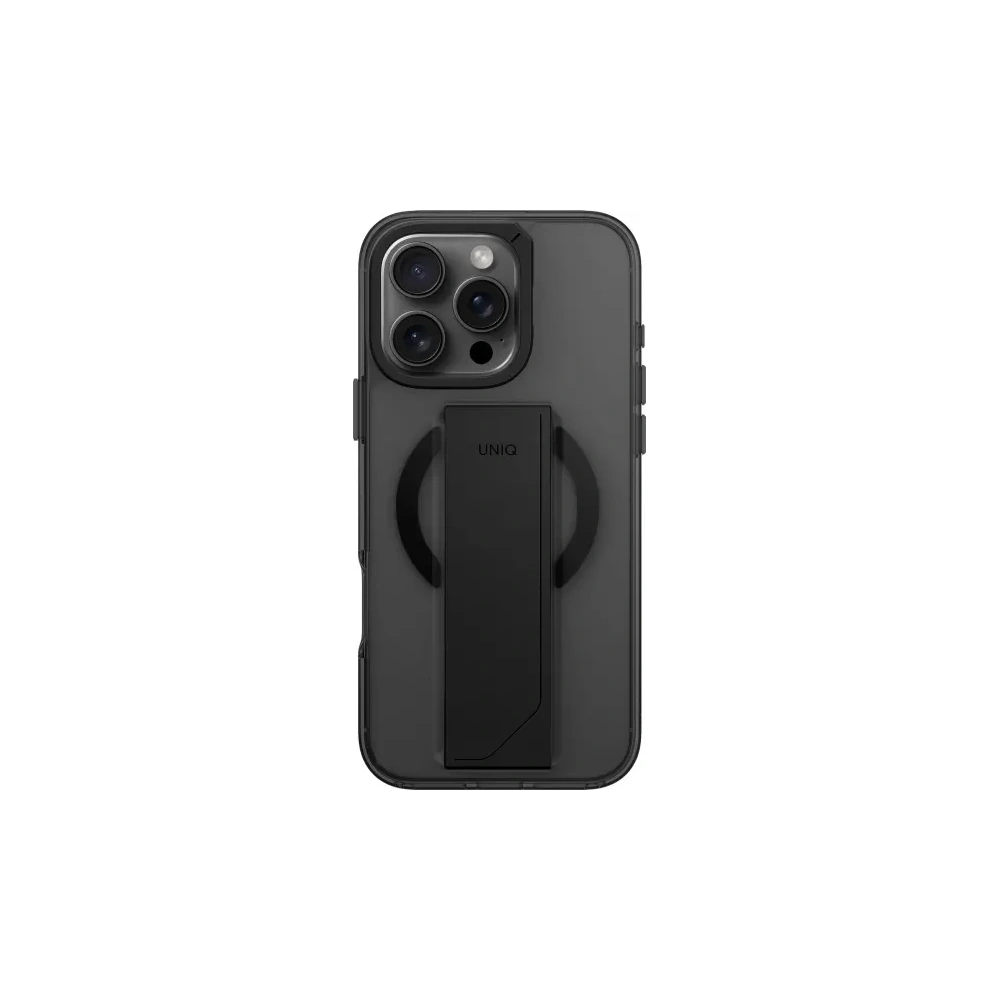 Hurtownia GSM - Etui UNIQ Heldro Max Apple iPhone 16 Pro MagClick Charging černé/vapour smoke - UNIQ1438 - {ean13} - Hurt