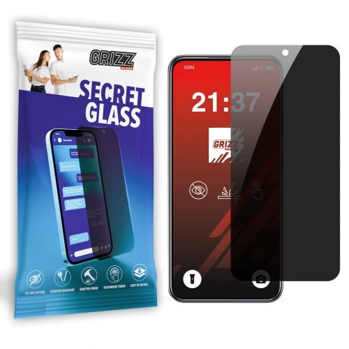 Matowe szkło prywatyzujące GrizzGlass SecretGlass do Infinix Smart 9 HD