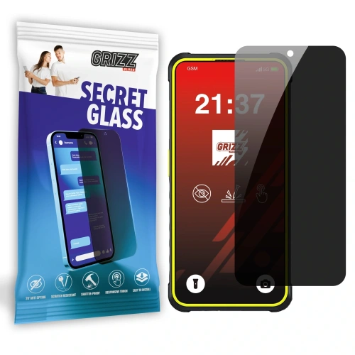 Matowe szkło prywatyzujące GrizzGlass SecretGlass do Ulefone Armor X31 Pro