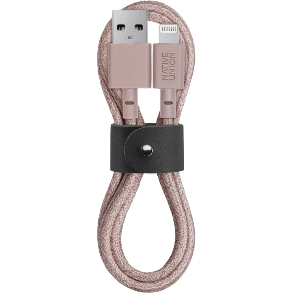 Hurtownia GSM - Kabel Native Union Belt Cable Lightning ze skórzanym zapięciem 1,2m (rose) - NTU039RS - {ean13} - Hurt